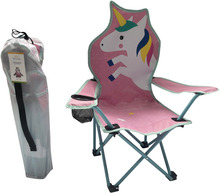 Barnecampingstol enhjørning 35 x 35 x 62 cm - Sunlife